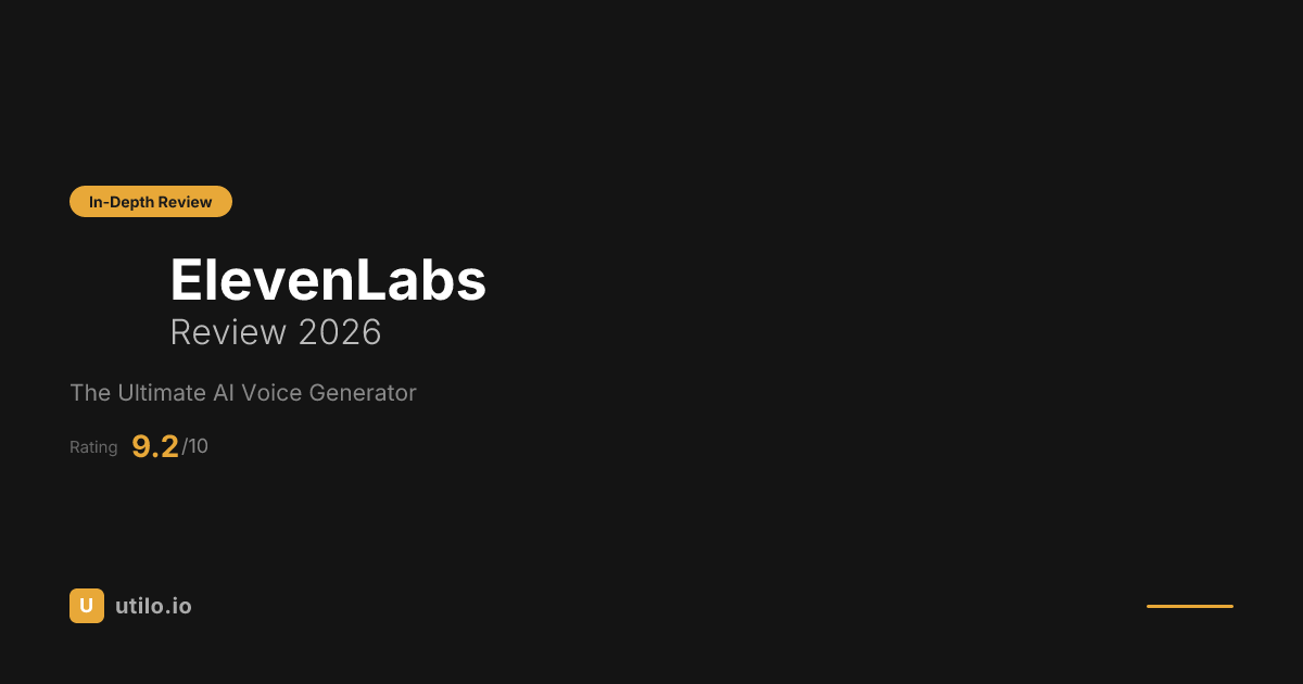 ElevenLabs Review 2026: The Ultimate AI Voice Generator