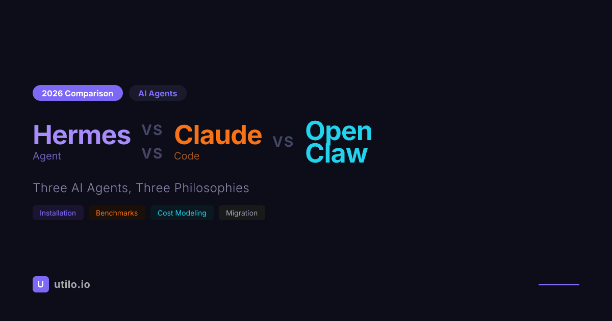Hermes Agent vs Claude Code vs OpenClaw (2026): Three AI Agents, Three Philosophies
