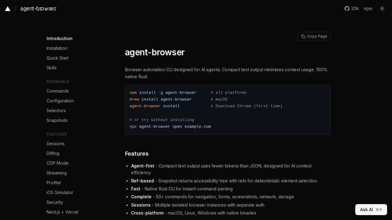 Headless Browser Automation for AI