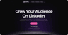 Grow your audience on LinkedIn logo