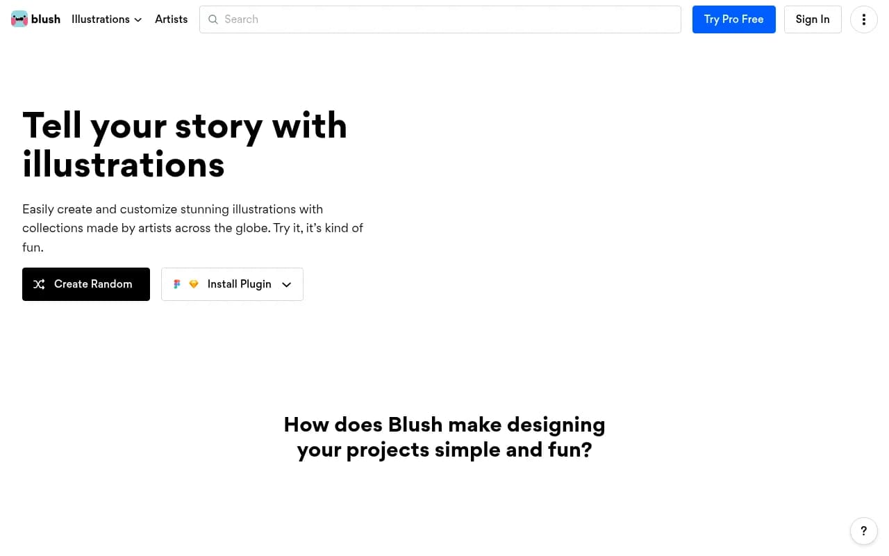 Blush: Illustrations for everyone