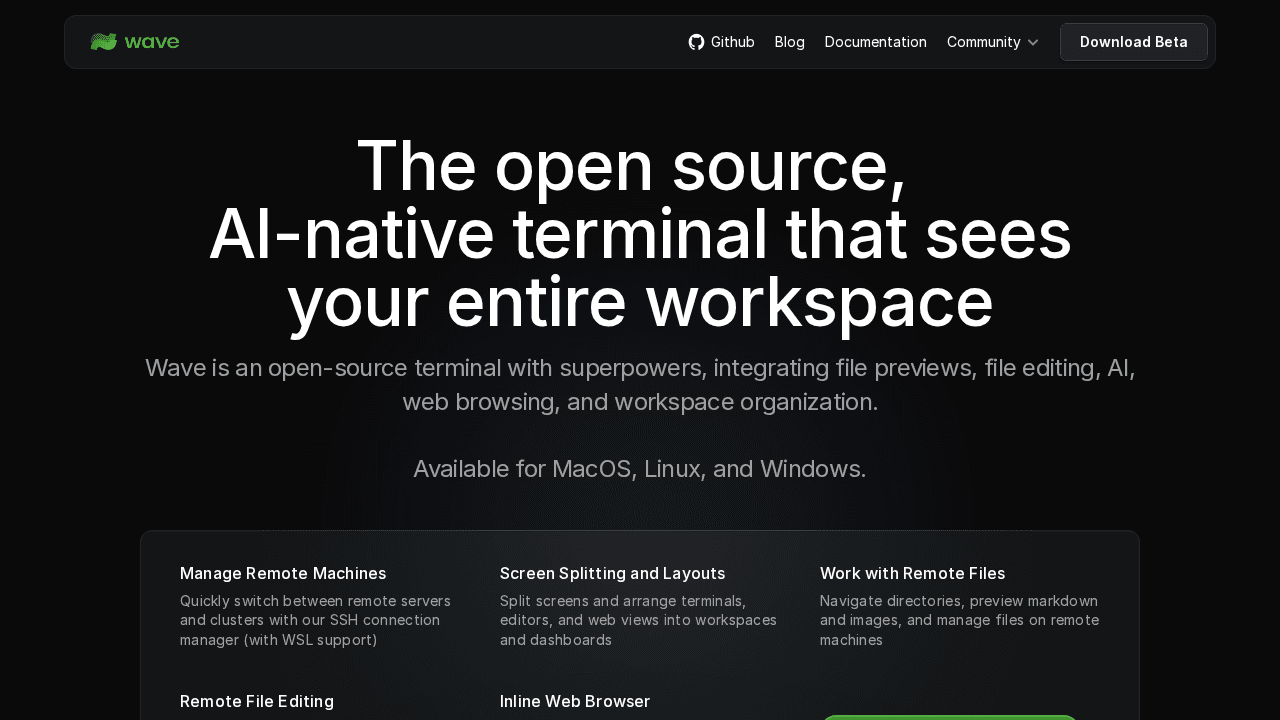 Wave Terminal — Upgrade Your Command Line